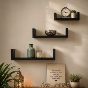 3pc Floating Wall Shelves ‘U-Shape’ (WS0101)