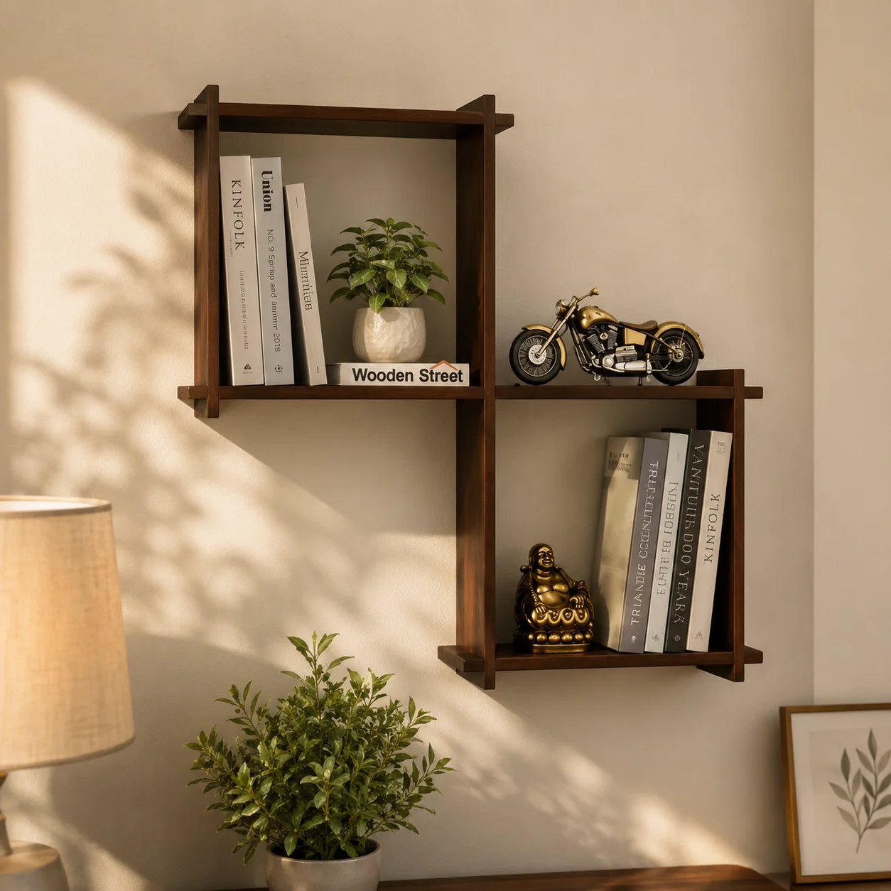 Cross Square Book Shelf (WS0119)